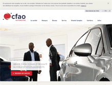 Tablet Screenshot of cfao-automotive.com